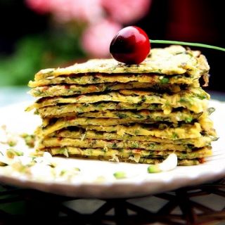 Acacia flower Pancake Recipe healthy breakfast