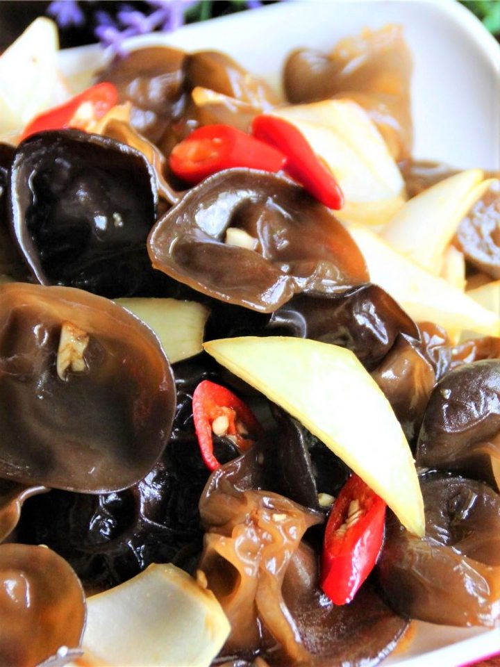 Black Fungus And Onion Salad Recipe - Salad Cold Dishes