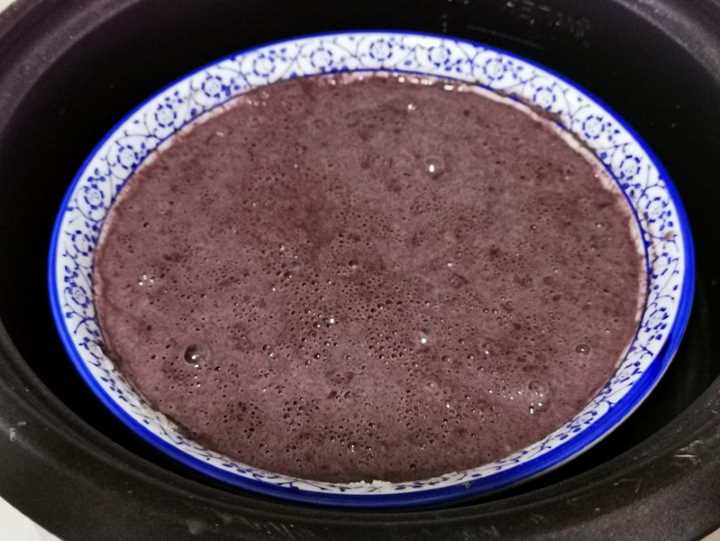 Brown Sugar Purple Glutinous Rice Cake Chinese Dimsum 06