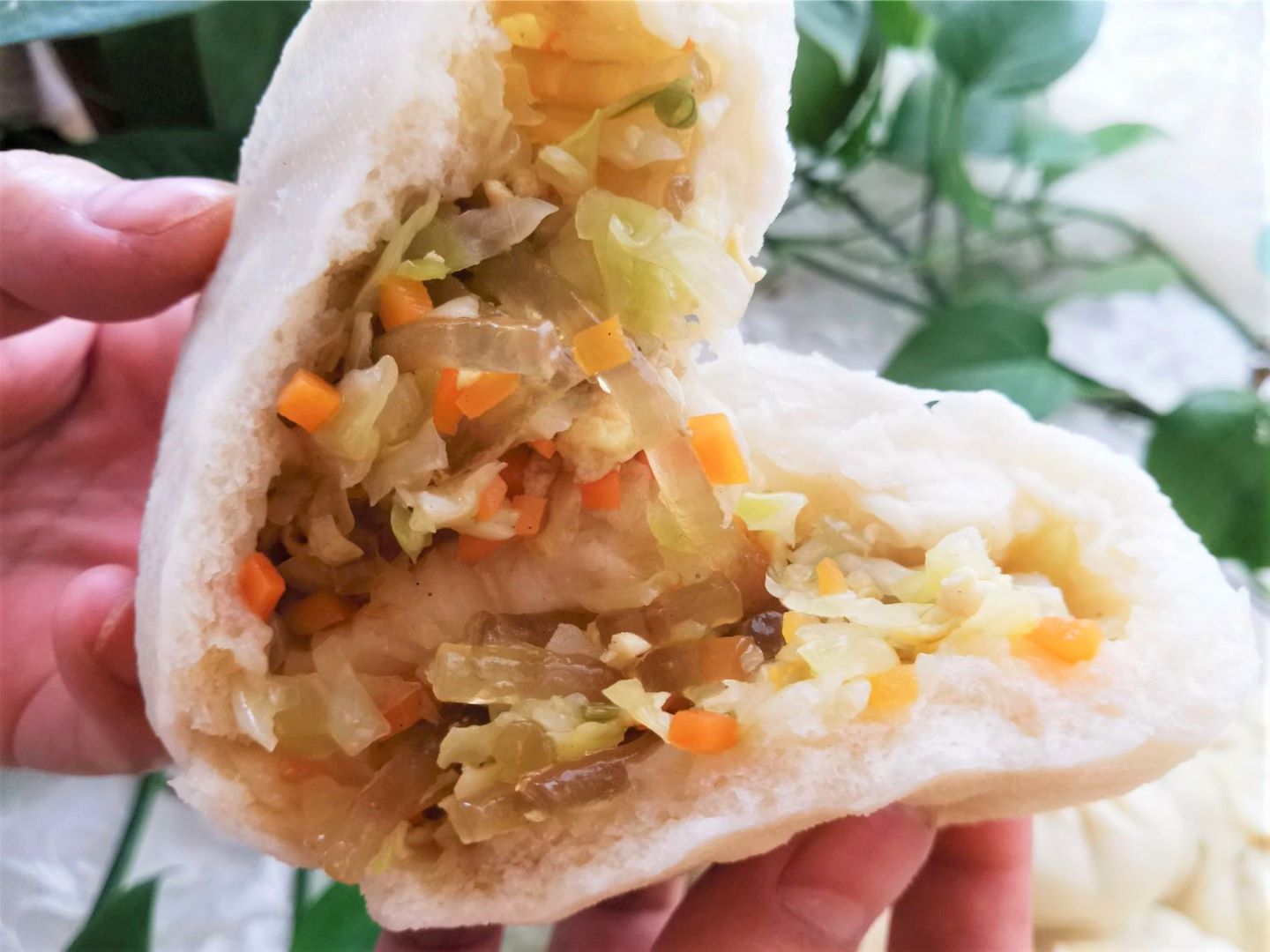 Chinese Bun Recipe Steamed Bun With Cabbage, Egg And Vermicelli 2020