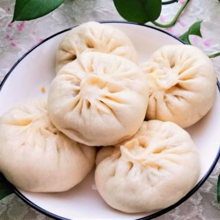 Chinese Bun Recipe Steamed Bun With Cabbage, Egg And Vermicelli