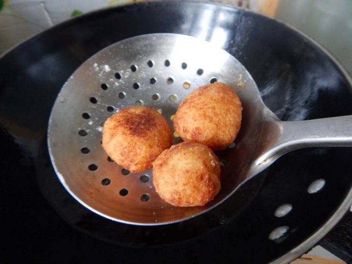 DeepFried Potato Balls Street Food