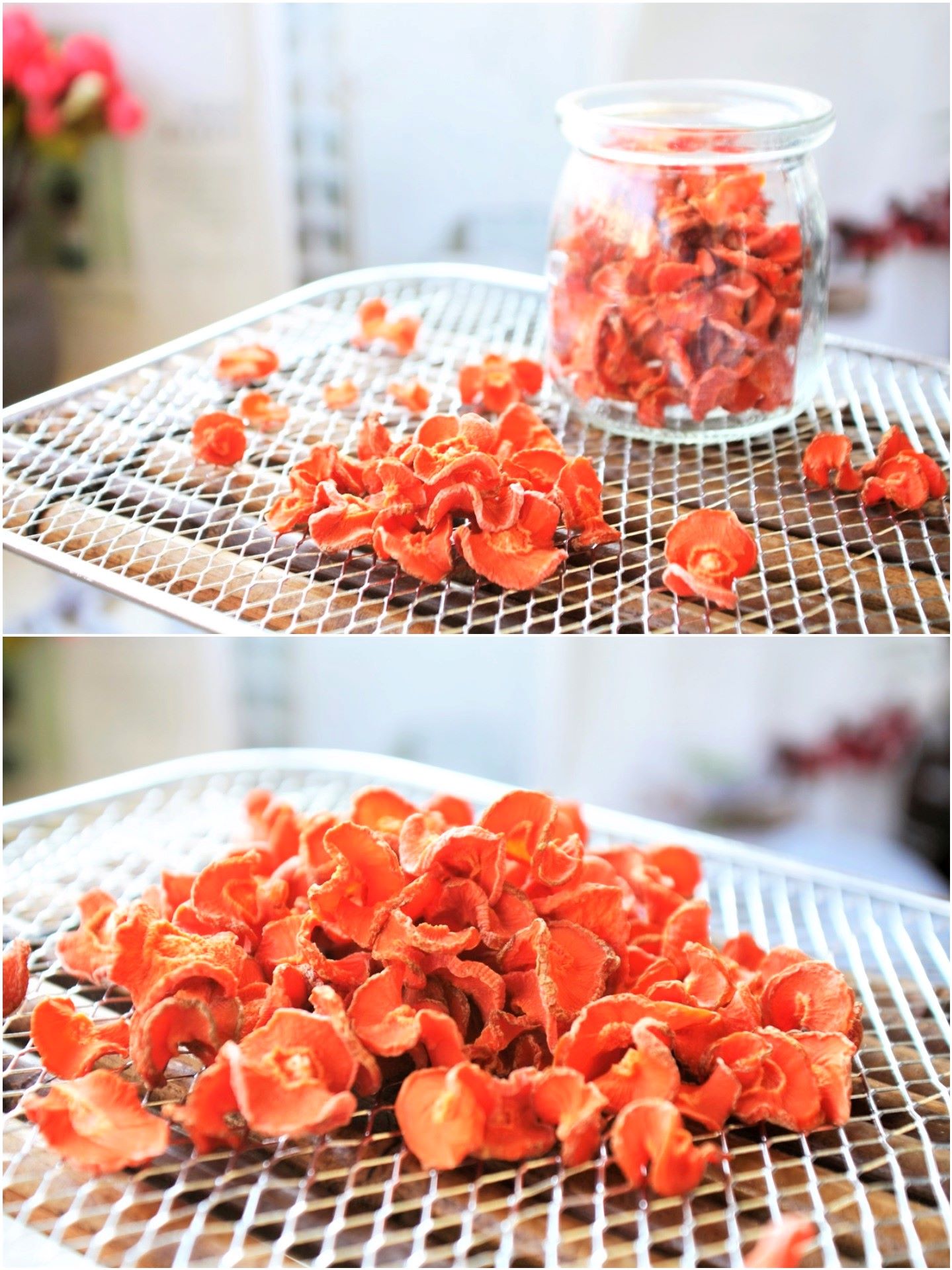 Homemade dried carrots 2020