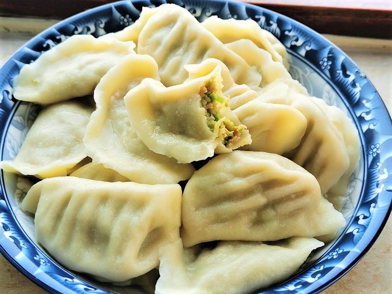 Zucchini pork dumplings recipe Chinese food 2020