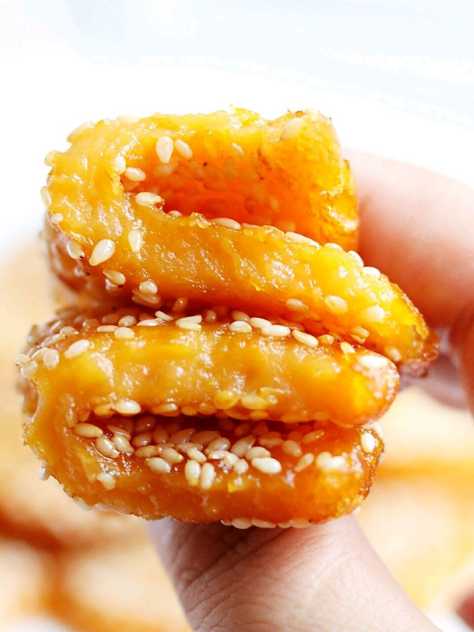 sweet potato cakes deep fried chinese street food 2021