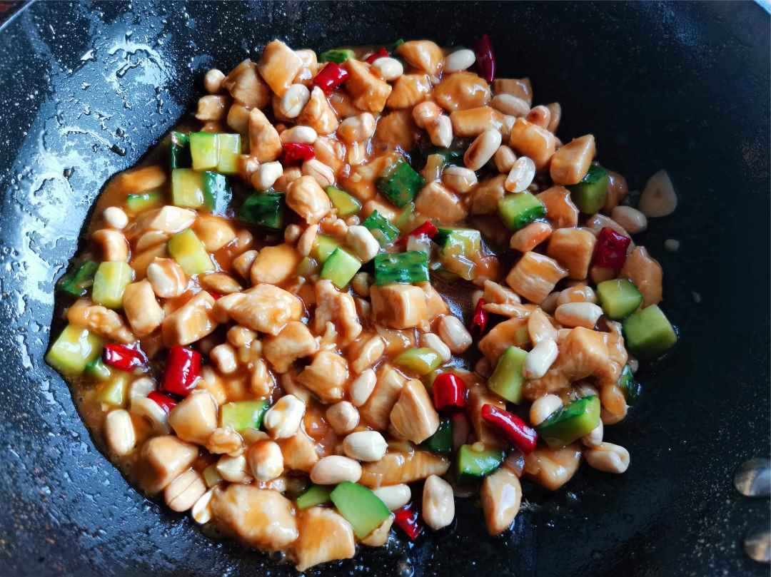 Kung pao chicken recipe healthy spicy diced chicken China food Chinese homemade dish recipe 