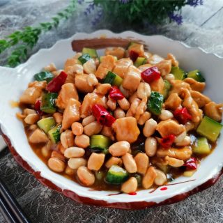 Kung pao chicken recipe healthy spicy diced chicken China food Chinese homemade dish recipe