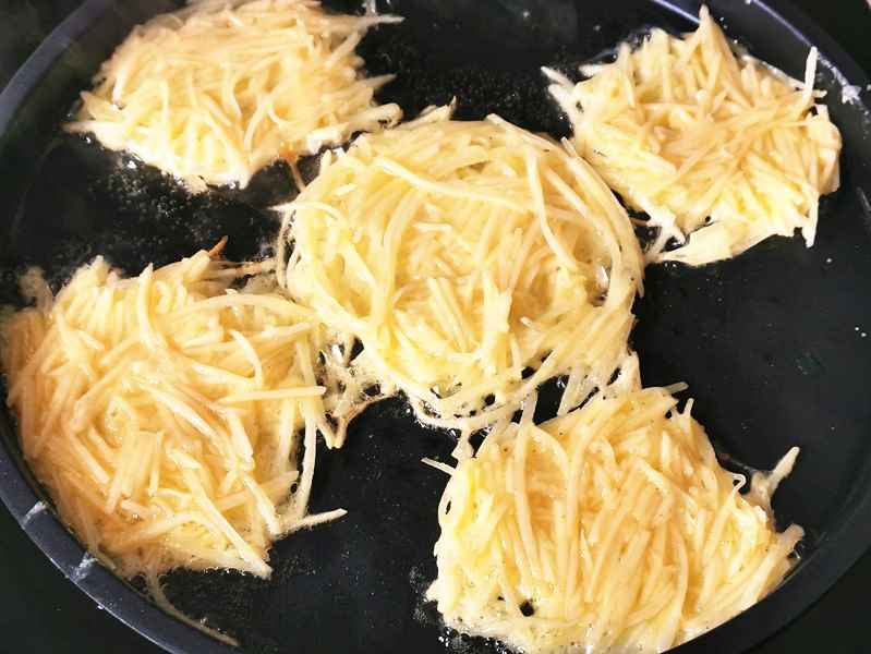 Fried Egg Potato Pancakes