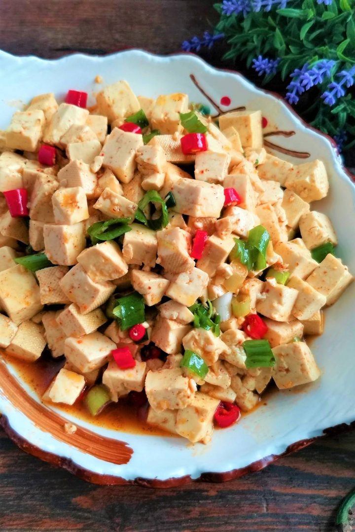 Chinese Tofu Salad Recipe | Aisan Cold Dishes - Salad Cold Dishes