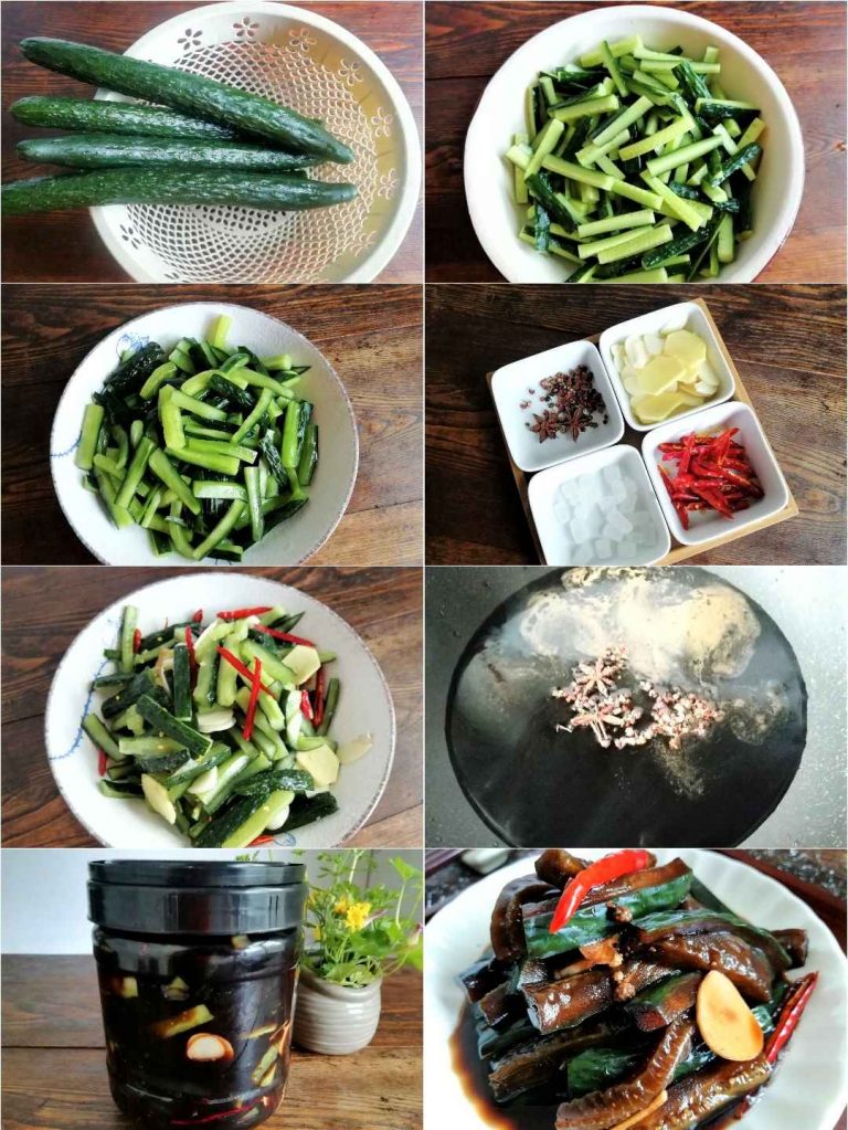 Chinese Pickled Cucumbers Soy Sauce - Salad Cold Dishes