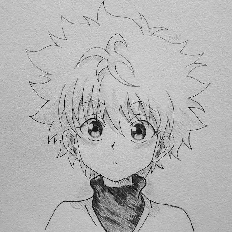 My first female anime character drawing : r/AnimeSketch