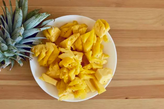 Another taste of pineapple, the salty and sweet yin pineapple is a good dish